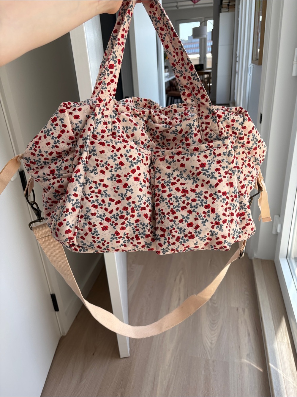 Konges Sløjd Floral Baby Bag Tote